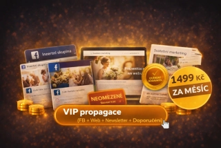 VIP PROPAGACE (FB + Web + Newsletter + Doporučení)